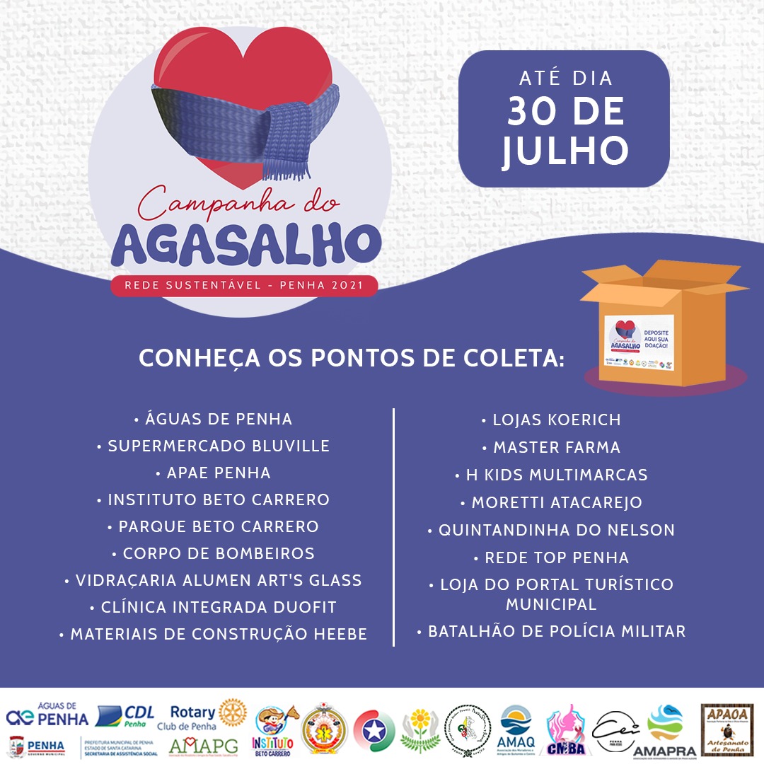 Campanha do agasalho em Penha destaca a importância da solidariedade