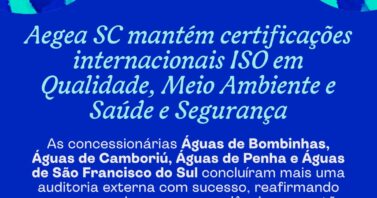 CERTIFICAÇÃO MANTIDA, EXCELÊNCIA RECONHECIDA!